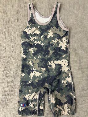 Cliff Keen Digital Camo Wrestling Singlet